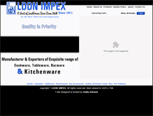 Tablet Screenshot of lddnimpex.com